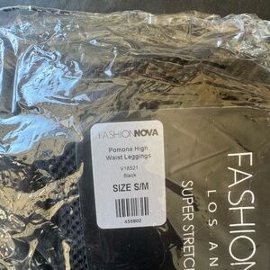 Fashion Nova Black Pomona High Waist Leggings